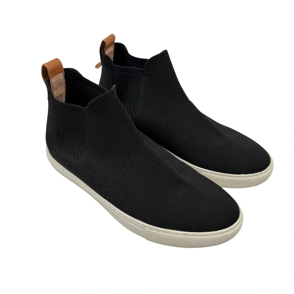 Gentle Souls by Kenneth Cole Knit Slip-On Sneaker Booties Black‎ Women's 8.5